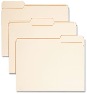 Smead™ Top Tab File Folders with Antimicrobial Product Protection 1/3-Cut Tabs: Assorted, Letter, 0.75" Expansion, Manila, 100/Box