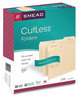 A Picture of product SMD-10341 Smead™ CutLess® File Folders 1/3-Cut Tabs: Assorted, Letter Size, 0.75" Expansion, Manila, 100/Box