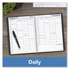 A Picture of product AAG-G56000 AT-A-GLANCE® DayMinder® Four-Person Group Daily Appointment Book 11 x 8, Black Cover, 12-Month (Jan to Dec): 2024