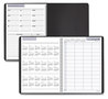 A Picture of product AAG-G56000 AT-A-GLANCE® DayMinder® Four-Person Group Daily Appointment Book 11 x 8, Black Cover, 12-Month (Jan to Dec): 2024