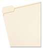 A Picture of product SMD-10350 Smead™ Manila File Folders 1/5-Cut Tabs: Assorted, Letter Size, 0.75" Expansion, 100/Box