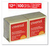 A Picture of product UNV-35664 Universal® Fan-Folded Self-Stick Pop-Up Note Pads 3" x Yellow, 100 Sheets/Pad, 12 Pads/Pack