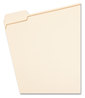 A Picture of product SMD-10356 Smead™ Reinforced Tab Manila File Folder Folders, 1/5-Cut Tabs: Assorted, Letter Size, 0.75" Expansion, 11-pt 100/Box