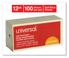 A Picture of product UNV-35668 Universal® Self-Stick Note Pads 3" x Yellow, 100 Sheets/Pad, 12 Pads/Pack