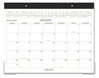 A Picture of product AAG-GG250000 AT-A-GLANCE® Two-Color Desk Pad 22 x 17, White Sheets, Black Binding, Clear Corners, 12-Month (Jan to Dec): 2024