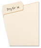 A Picture of product SMD-10380 Smead™ Erasable SuperTab® File Folders 1/3-Cut Tabs: Assorted, Letter Size, 0.75" Expansion, Manila, 24/Pack