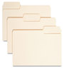 A Picture of product SMD-10380 Smead™ Erasable SuperTab® File Folders 1/3-Cut Tabs: Assorted, Letter Size, 0.75" Expansion, Manila, 24/Pack