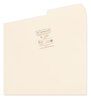 A Picture of product SMD-10385 Smead™ Manila Guide Height Systems File Folders 2/5-Cut Tabs: Right of Center, Letter Size, 0.75" Expansion, 100/Box