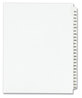 A Picture of product AVE-01340 Avery® Preprinted Style Legal Dividers Exhibit Side Tab Index 25-Tab, 251 to 275, 11 x 8.5, White, 1 Set, (1340)