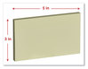 A Picture of product UNV-35692 Universal® Self-Stick Note Pads Pad Value Pack, 3" x 5", Yellow, 100 Sheets/Pad, 18 Pads/Pack