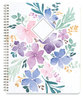 A Picture of product AAG-GP40905A Cambridge® GreenPath Academic Year Weekly/Monthly Planner Art, 11 x 9.87, Floral Cover, 12-Month (July to June): 2023 2024