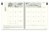 A Picture of product AAG-GP40905A Cambridge® GreenPath Academic Year Weekly/Monthly Planner Art, 11 x 9.87, Floral Cover, 12-Month (July to June): 2023 2024