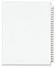 A Picture of product AVE-01341 Avery® Preprinted Style Legal Dividers Exhibit Side Tab Index 25-Tab, 276 to 300, 11 x 8.5, White, 1 Set, (1341)