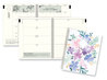 A Picture of product AAG-GP40905A Cambridge® GreenPath Academic Year Weekly/Monthly Planner Art, 11 x 9.87, Floral Cover, 12-Month (July to June): 2023 2024