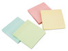 A Picture of product UNV-35695 Universal® Self-Stick Note Pads Pad Cabinet Pack, 3" x Assorted Pastel Colors, 90 Sheets/Pad, 24 Pads/Pack