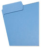 A Picture of product SMD-10410 Smead™ SuperTab® Colored File Folders 1/3-Cut Tabs: Assorted, Letter Size, 0.75" Expansion, 14-pt Stock, Colors, 50/Box