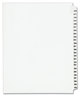 A Picture of product AVE-01345 Avery® Preprinted Style Legal Dividers Exhibit Side Tab Index 25-Tab, 376 to 400, 11 x 8.5, White, 1 Set, (1345)