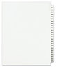 A Picture of product AVE-01346 Avery® Preprinted Style Legal Dividers Exhibit Side Tab Index 25-Tab, 401 to 425, 11 x 8.5, White, 1 Set, (1346)