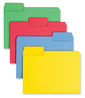 A Picture of product SMD-10480 Smead™ Erasable SuperTab® File Folders 1/3-Cut Tabs: Assorted, Letter Size, 0.75" Expansion, Colors, 24/Pack