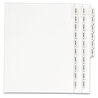 A Picture of product AVE-01370 Avery® Preprinted Legal Exhibit Index Tab Dividers with Black and White Tabs Side Style, 26-Tab, A to Z, 11 x 8.5, 1 Set, (1370)