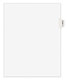 A Picture of product AVE-01373 Avery® Legal Index Divider, Exhibit Alpha Letter, Style Avery-Style Preprinted Side Tab 26-Tab, C, 11 x 8.5, White, 25/Pack, (1373)