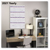 A Picture of product AAG-PM1228 AT-A-GLANCE® Yearly Wall Calendar 24 x 36, White Sheets, 12-Month (Jan to Dec): 2024