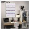 A Picture of product AAG-PM1228 AT-A-GLANCE® Yearly Wall Calendar 24 x 36, White Sheets, 12-Month (Jan to Dec): 2025