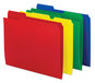 A Picture of product SMD-10505 Smead™ Top Tab Poly Colored File Folders 1/3-Cut Tabs: Assorted, Letter Size, 0.75" Expansion, Colors,12/Pack