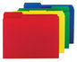 A Picture of product SMD-10505 Smead™ Top Tab Poly Colored File Folders 1/3-Cut Tabs: Assorted, Letter Size, 0.75" Expansion, Colors,12/Pack