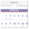 A Picture of product AAG-PM1428 AT-A-GLANCE® Deluxe Three-Month Reference Wall Calendar Horizontal Orientation, 24 x 12, White Sheets, 15-Month (Dec-Feb): 2023 to 2025