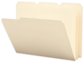 Smead™ Poly Manila Folders 1/3-Cut Tabs: Assorted, Letter Size, 12/Pack