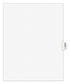 A Picture of product AVE-01376 Avery® Legal Index Divider, Exhibit Alpha Letter, Style Avery-Style Preprinted Side Tab 26-Tab, F, 11 x 8.5, White, 25/Pack, (1376)