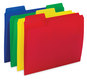 A Picture of product SMD-10516 Smead™ SuperTab® Top Tab File Folders 1/3-Cut Tabs: Assorted, Letter Size, 0.75" Expansion, Polypropylene, 12/Pack