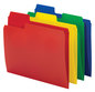 A Picture of product SMD-10516 Smead™ SuperTab® Top Tab File Folders 1/3-Cut Tabs: Assorted, Letter Size, 0.75" Expansion, Polypropylene, 12/Pack