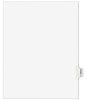 A Picture of product AVE-01378 Avery® Legal Index Divider, Exhibit Alpha Letter, Style Avery-Style Preprinted Side Tab 26-Tab, H, 11 x 8.5, White, 25/Pack, (1378)