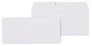 Universal® Peel Seal Strip Business Envelope #10, Square Flap, Self-Adhesive Closure, 4.13 x 9.5, White, 500/Box