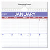 A Picture of product AAG-PM228 AT-A-GLANCE® Monthly Wall Calendar with Ruled Daily Blocks 12 x 17, White Sheets, 12-Month (Jan to Dec): 2024