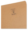 A Picture of product SMD-10710 Smead™ Heavyweight Kraft File Folder Straight Tabs, Letter Size, 0.75" Expansion, 11-pt Brown, 100/Box