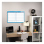 A Picture of product AAG-PM23328 AT-A-GLANCE® 30/60-Day Undated Horizontal Erasable Wall Planner 36 x 24, White/Blue Sheets,