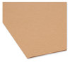 A Picture of product SMD-10786 Smead™ Guide Height Reinforced Heavyweight Kraft File Folder 2/5-Cut Tabs: Right of Center, Letter, 0.75" Expansion, Brown, 100/Box