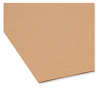 A Picture of product SMD-10830 Smead™ Heavyweight Kraft File Folder 1/3-Cut Tabs: Assorted, Letter Size, 0.75" Expansion, 17-pt Brown, 50/Box