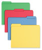 A Picture of product SMD-11641 Smead™ Reinforced Top Tab Colored File Folders 1/3-Cut Tabs: Assorted, Letter Size, 0.75" Expansion, Colors, 12/Pack