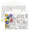 A Picture of product SMD-11647 Smead™ SuperTab® Coloring File Folders 1/3-Cut Tabs: Assorted, Letter Size, 0.75" Expansion, White, 6/Pack