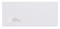 A Picture of product UNV-36322 Universal® Business Envelope Open-Side 1 Window, #10, Commercial Flap, Gummed Closure, 4.13 x 9.5, White, 250/Box