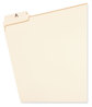 A Picture of product SMD-11777 Smead™ Indexed File Folder Sets 1/5-Cut Prelabeled Tabs: A to Z, Letter Size, 0.75" Expansion, Manila, 25/Set