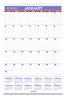 A Picture of product AAG-PM428 AT-A-GLANCE® Monthly Wall Calendar with Ruled Daily Blocks 20 x 30, White Sheets, 12-Month (Jan to Dec): 2024