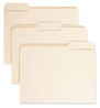 A Picture of product SMD-11928 Smead™ Manila File Folders 1/3-Cut Tabs: Assorted, Letter Size, 0.75" Expansion, 24/Pack