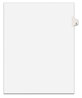 A Picture of product AVE-01405 Avery® Preprinted Legal Exhibit Index Tab Dividers with Black and White Tabs Side Style, 26-Tab, E, 11 x 8.5, 25/Pack, (1405)