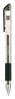 A Picture of product UNV-39510 Universal™ Comfort Grip® Gel Stick Roller Ball Pen Medium 0.7 mm, Black Ink, Clear/Black Barrel, Dozen