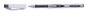 A Picture of product UNV-39620 Universal™ Gel Stick Pen Medium 0.7 mm, Black Ink, Silver/Black Barrel, Dozen